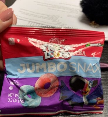 Fruit Flavor Jumbo Snax Cereal, Fruit