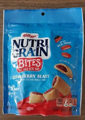 Strawberry Blast Flavored Soft Baked Mini Bars, Strawberry Blast