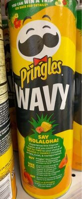 Pineapple Habanero Flavored Wavy Potato Crisps, Pineapple Habanero