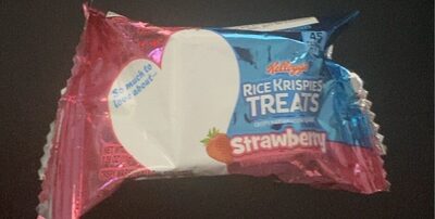 Strawberry Flavored Crispy Marshmallow Squares, Strawberry