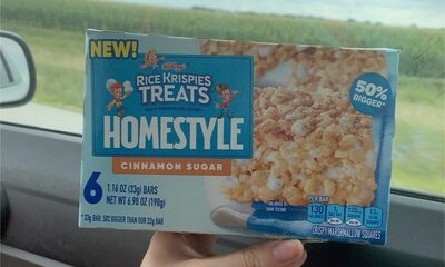 Homestyle Cinnamon Sugar Crispy Marshmallow Squares, Cinnamon; Sugar