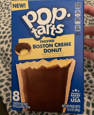 Frosted Boston Creme Donut Toaster Pastries, Boston Creme Donut