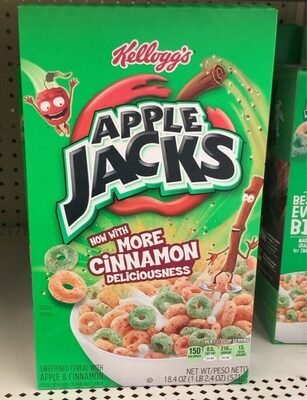 Sweetened With Apple & Cinnamon Cereal, Apple; Cinnamon