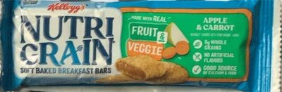 Apple & Carrot Soft Baked Breakfast Bars, Apple & Carrot