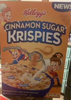 Sweetened Rice Cereal, Cinnamon; Sugar