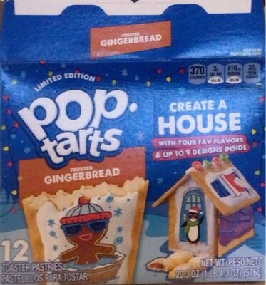 Frosted Gingerbread Toaster Pastries