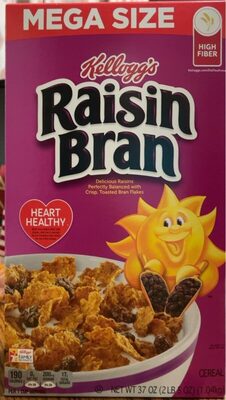 Kellogg's Raisin Bran Cereal Mega Size, 37 Oz