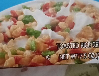 Holiday Colors Toasted Rice Cereal