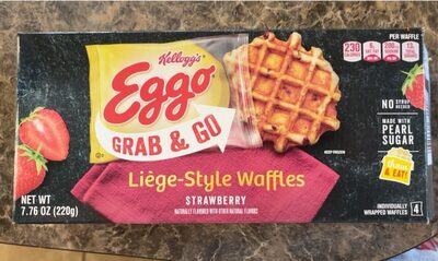 Strawberry Lige-Style Waffles, Strawberry