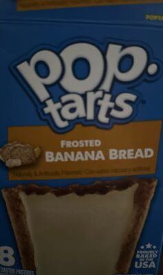 Frosted Banana Bread Toaster Pastries, Banana