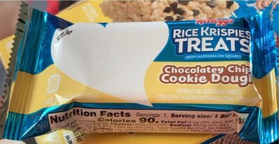 Chocolatey Chip Cookie Dough Crispy Marshmallow Squares, Chocolatey Chip Cookie Dough