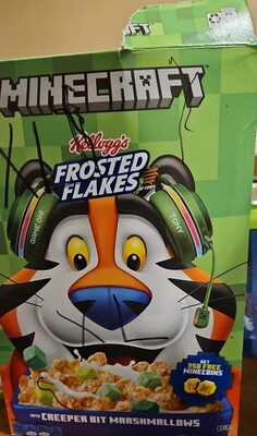 Cereal With Creeper Bit Marshmallows, Creeper Bit Marshmallows