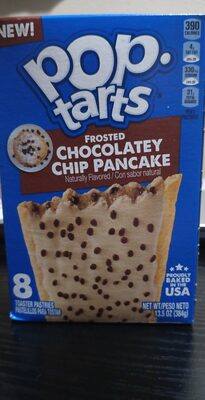 Frosted Chocolatey Chip Pancake Toaster Pastries, Frosted Chocolatey Chip Pancake