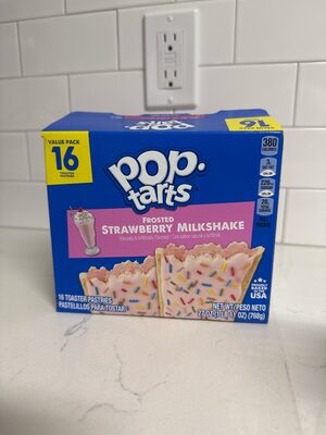 Frosted Strawberry Milkshake Toaster Pastries, Frosted Strawberry Milkshake