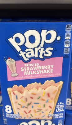Frosted Strawberry Milkshake Toaster Pastries, Frosted Strawberry Milkshake