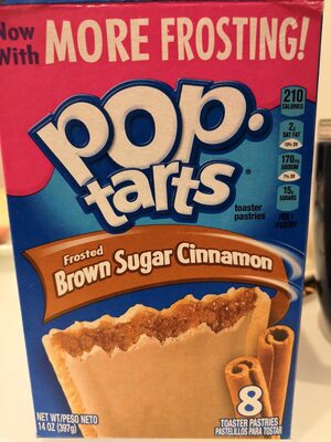 Kellogg's Pop-Tarts Frosted Brown Sugar Cinnamon 14oz