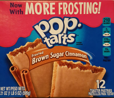 Kellogg's Pop-Tarts Frosted Brown Sugar Cinnamon 21oz