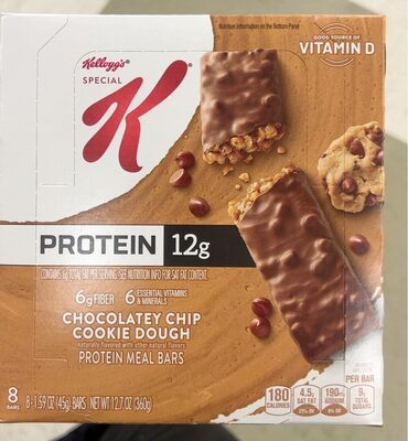 Chocolatey Chip Flavored Protein Meal Bars, Chocolatey Chip