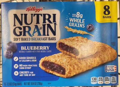 Kellogg's Nutri-Grain Cereal Bars Blueberry 10.4oz