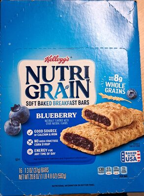 Kellogg's Nutri-Grain Cereal Bars Blueberry 20.8oz
