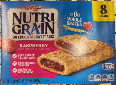 Kellogg's Nutri-Grain Cereal Bars Raspberry 10.4oz