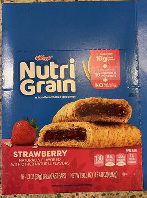 Kellogg's Nutri-Grain Cereal Bars Strawberry 20.8oz