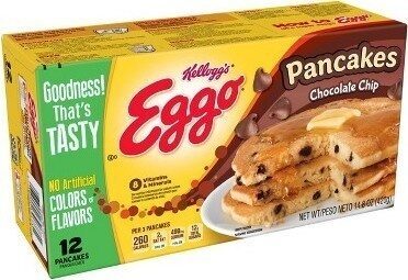 Chocolatey Chip Pancakes, Chocolate Chip