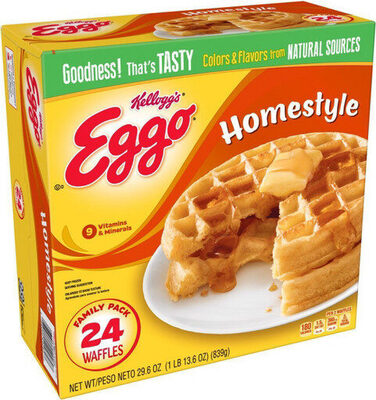 Kellogg's Eggo Waffles Homestyle 29.6oz