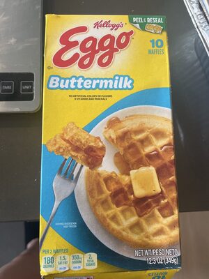 Kellogg's Eggo Waffles Buttermilk 12.3oz