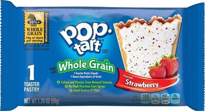 Kellogg's Pop-Tarts Whole Grain Frosted Strawberry 16.9oz 120ct