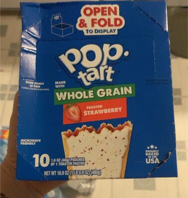 Kellogg's Pop-Tarts Whole Grain Frosted Strawberry 16.9oz