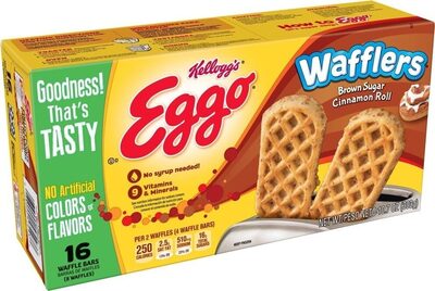 Brown Sugar Cinnamon Roll Waffle Bars, Brown Sugar; Cinnamon Roll