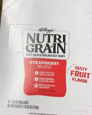 Kellogg's Nutri-Grain Cereal Bars Strawberry 24.8oz