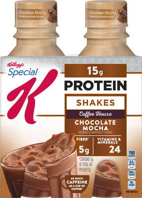 Chocolate Mocha Flavored Coffee House Protein 15G Shakes, Chocolate Mocha