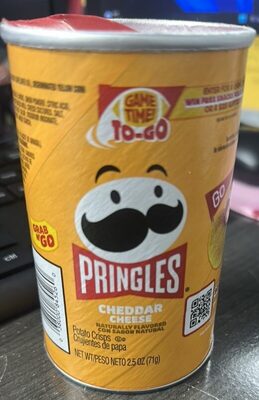 Pringles Crisps Cheddar Cheese 2.5oz