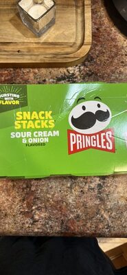 Pringles Crisps Snack Stacks Sour Cream & Onion 8.8oz