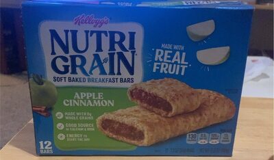 Strawberry Flavored Soft Baked Breakfast Bars, Strawberry