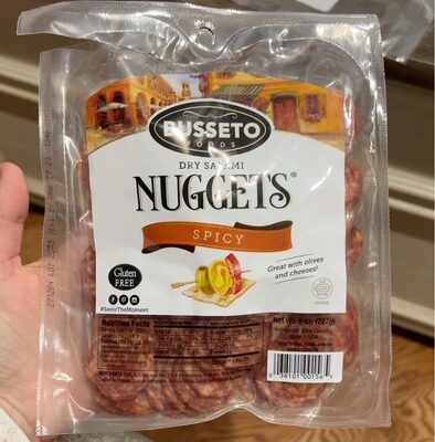 Spicy Dry Salami Nuggets, Spicy