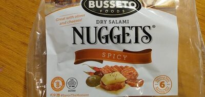 Spicy Dry Salami Nuggets, Spicy