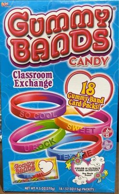 Classroom Exchange Candy, Green Apple/Watermelon, Blue Raspberry/Strawberry, Orange/Watermelon, Strawberry/Grape