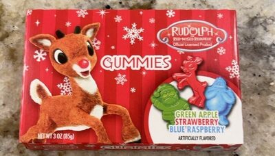 Green Apple Strawberry Blue Raspberry Gummies, Green Apple Strawberry Blue Raspberry