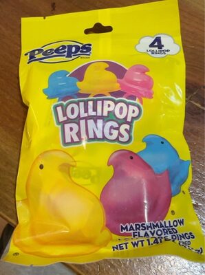 Marshmallow Lollipop Rings, Marshmallow
