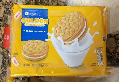 Golden Sandwich Creme Cookies, Golden Sandwich
