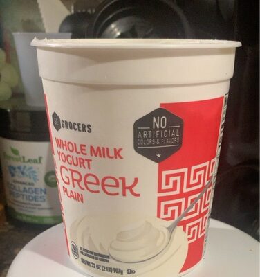 Plain Greek Whole Milk Yogurt, Plain