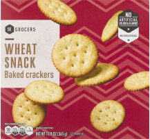 Wheat Snack Baked Crackers