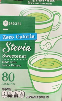 Stevia Zero Calorie Sweetener, Stevia