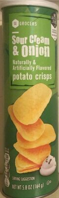 Sour Cream & Onion Flavored Potato Crisps, Sour Cream & Onion