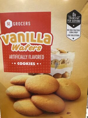 Vanilla Flavored Wafers Cookies, Vanilla