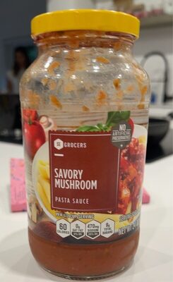 Savoury Mushroom Pasta Sauce, Savoury Mushroom