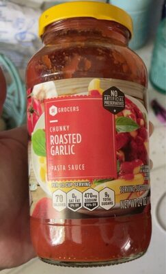 Chunky Roasted Garlic Pasta Sauce, Chunky Roasted Garlic